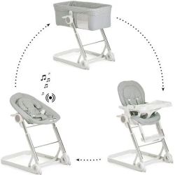 Grow With Me 123 High Chair Diamond Grey