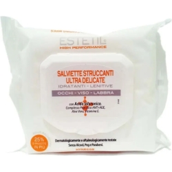 Estetil - makeup remover wipes 25 wipes