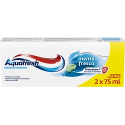 Triple protection fresh mint toothpaste 2x75 ml