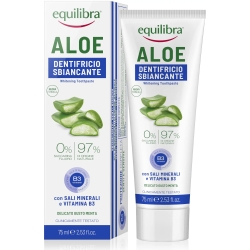 Aloe - dentifricio sbiancante gel all'aloe vera 75 ml