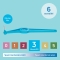 Interdental brush angle 0.6mm - pack of 6 brushes