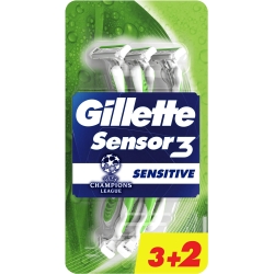 Sensor 3 Sensitive - Disposable men's shaver 5 blades