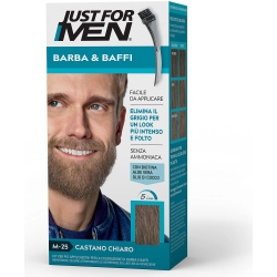 Moustache e Beard brush-in colour gel - M25 Light Brown