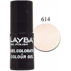 Layba Gel Polish - semipermanent nail polish n. 614 pink limbo