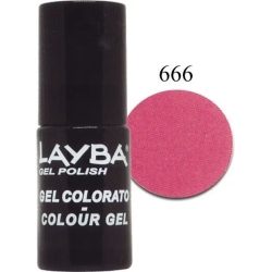 Layba Gel Polish - semipermanent nail polish n. 666 fanatic