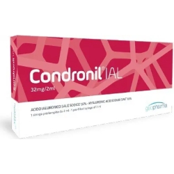 Condronil Ial - 1 Intrarticular syringe of hyaluronic acid 1,6% 32mg/2Ml