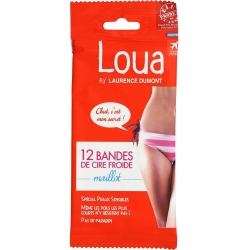 12 bikini wax strips