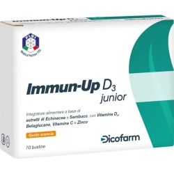 Immun-up D3 Junior - Child immune booster 10 sachets orange taste