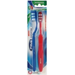 Expertise - 2 toothbrushes with medium bristles