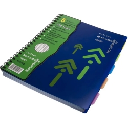 NoteBook Nb150q - Notebook with A4 squared sheets in assorted colors