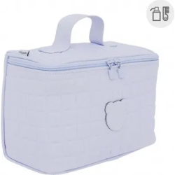 Vanity gofre - Necessaire  light blu