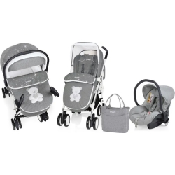 Millestrade Trio Stroller Car Seat Pram grey