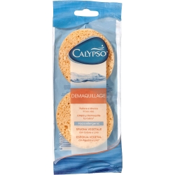 2 Vegetable make up remover sponges
