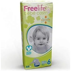 Bebe Cash All in one extra dry (18kg+) size xl - 44 diapers