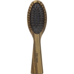 small Oval pneumatic brush hornbeam wood