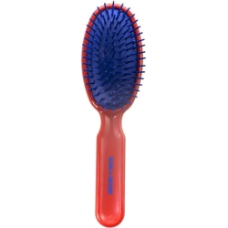Large oval pneumatic brush red
