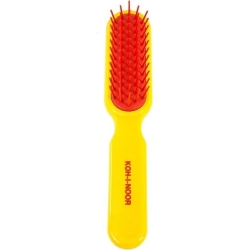 Rectangular hair brush large yellow