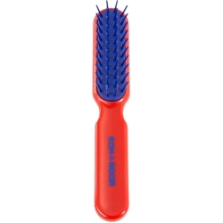 Rectangular small hair brush red