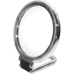 Chrome double-sided mirror with magnification x6