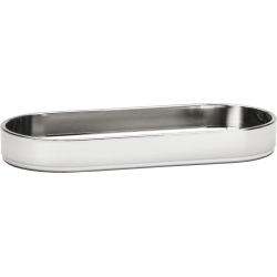Object tray in chromed ABS