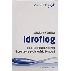 Idroflog  - Ophthalmic solution - 15 bottles of 0,5 ml