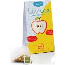 Twice Apple and Blueberries herbal tea - 15 filters for cold infusion