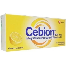 cebion - food supplement 20 lemon taste chewable tablets