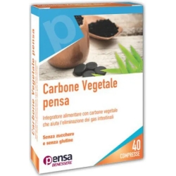 Carbone Vegetale - useful for eliminating internal gases 40 Tablets