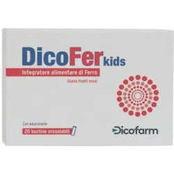 Dicofer Kids - Iron-based food supplement 20 soluble sachets