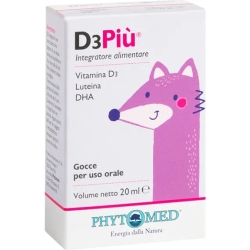 D3Più - Vitamin D Lutein and Dha supplement 20 ml drops