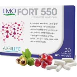 Emofort 550 Food supplement for microcirculation - 30 Vegetable capsules