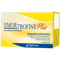 Emortrofine Plus Food supplement for hemorrhoids - 40 Tablets