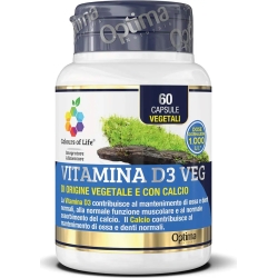 Colours of Life Vitamina D3 Veg Supplemenet 60 Capsules