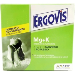 ergovis mg+k - energy food supplement 30 sachets