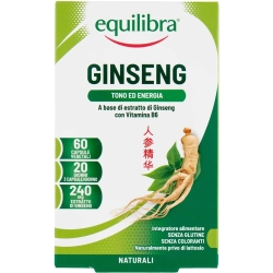 equilibra ginseng - energy food supplement 60 pearl