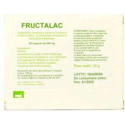 fructalac - probiotic supplement 60 capsules