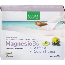Magnesio B6 + Griffonia + Radiola Rosea - supplement 60 capsules