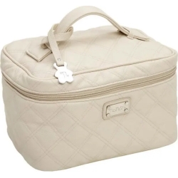 quilted beauty case - ecru coloe