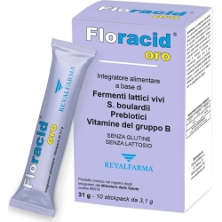 Floracid Orolive lactic ferments supplement - 10 sachets of 4.5 g
