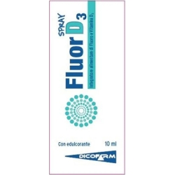 Fluor D3 Spray tooth mineralization Food supplement - bottle of 10 ml
