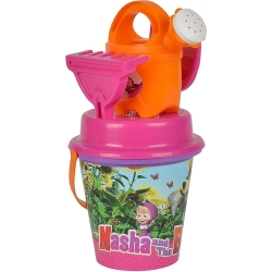 mashia and the Bear Beach Bucket and Shovel Set 16 Cm