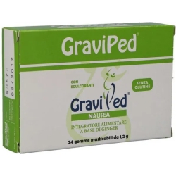 Graviped Nausea Pregnancy food supplement 24 Chewing Gum