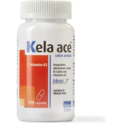 Kela Ace - Calcium and Vitamin K2 food supplement 120 Capsules