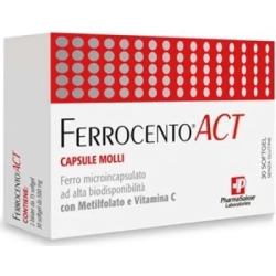 Ferrocento Act - iron supplement 30 soft Capsules