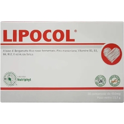 lipocol - cholesterol lowering supplement 30 tablets