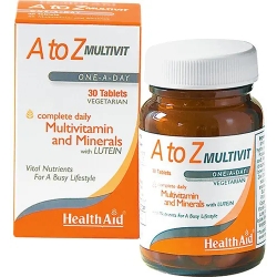 A to Z Multivit - Vitamins & Minerals Supplement 30 Oral Tablets