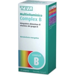 Multivitamin Complex B - Vitamins & Minerals Supplement 40 Oral Tablets