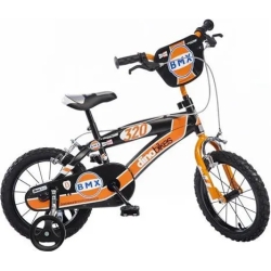 Bmx Bike black and orange size 14''
