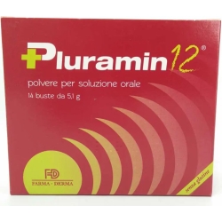 Pluramin 12 Polvere - Energy food supplement 14 Oral sachets