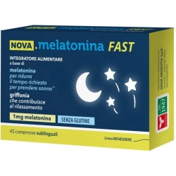 Nova Melatonina Fast - Sleep aid supplement 45 tablets